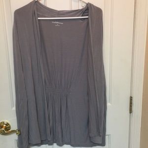 Croft & Barrow Gray Cardigan